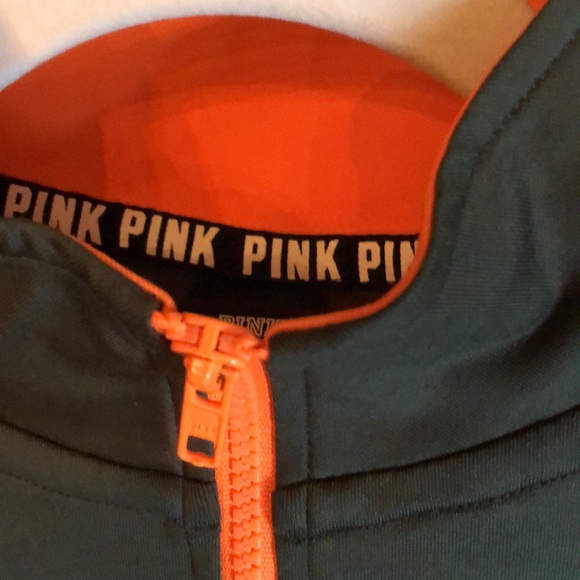 Victoria’s Secret PINK L pull over long sleeve athletic top & thumb hole sleeves - Picture 2 of 6